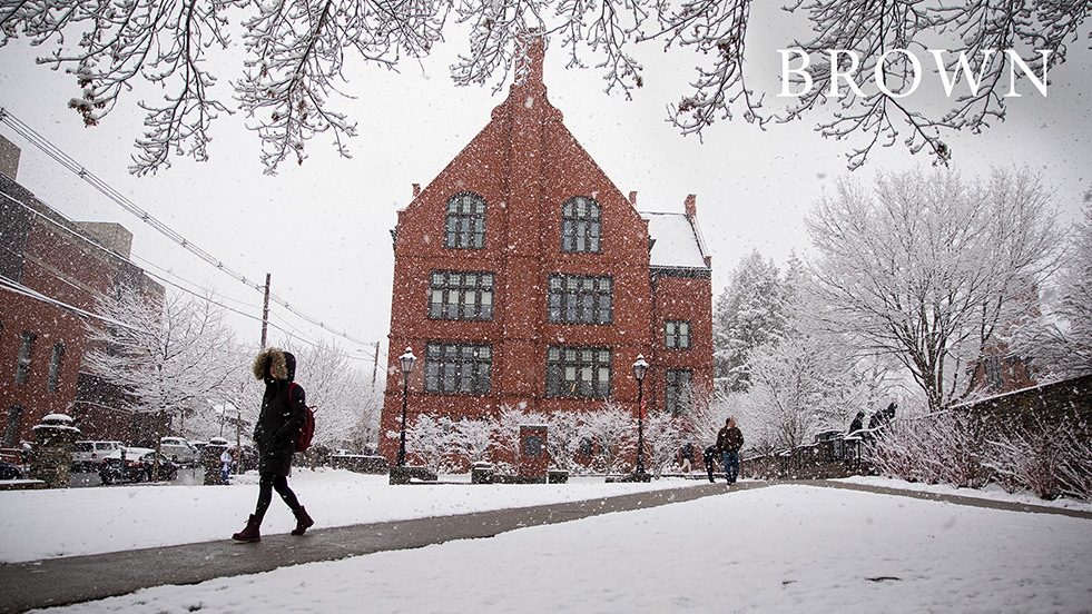 Students in snowstorm