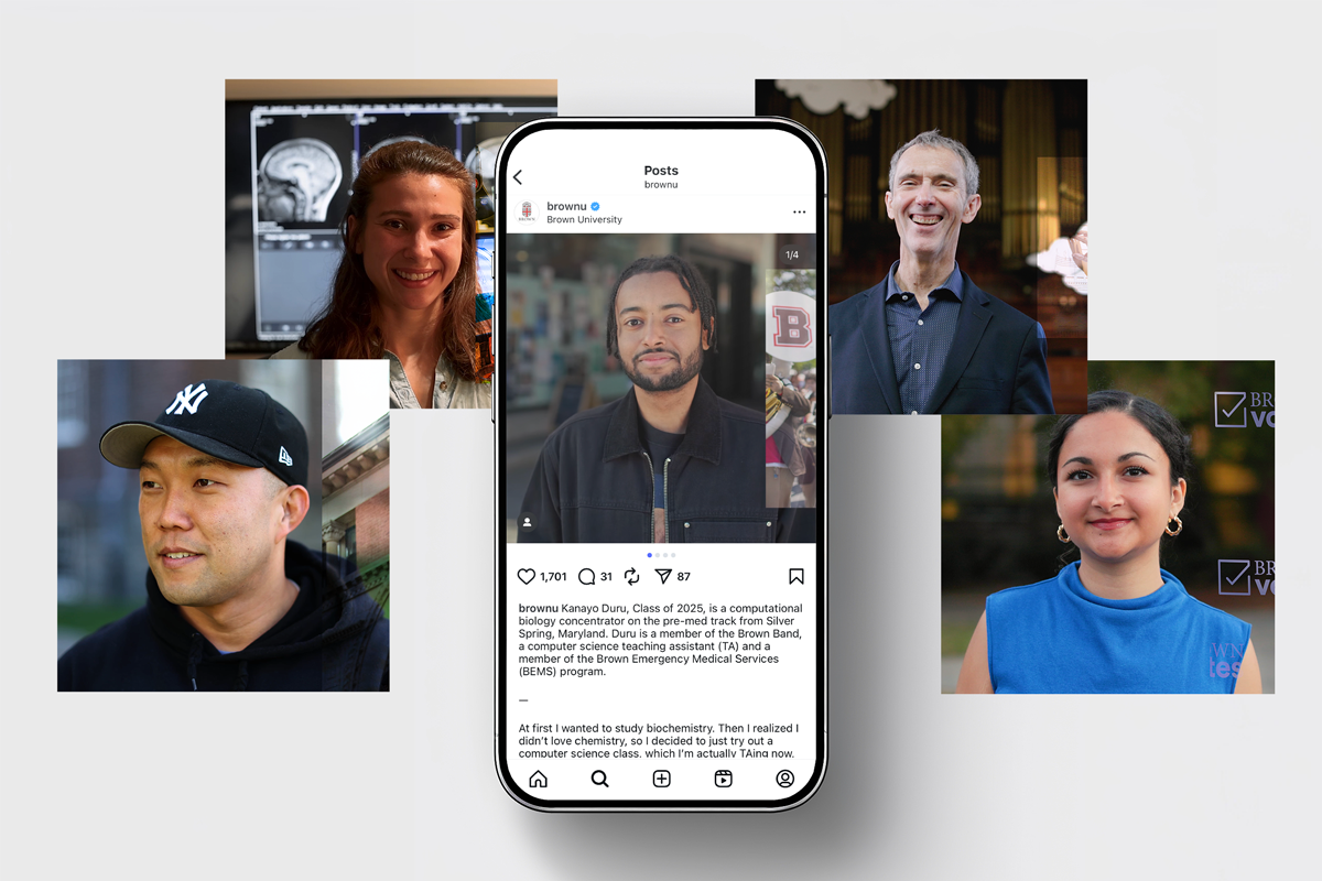 Collage of portraits taken from Instagram posts for this series.