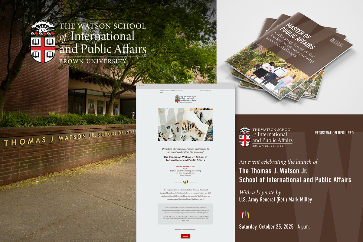 Examples of email and printed material from this campaign.